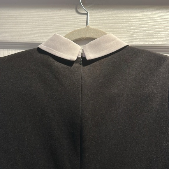 Ivanka Trump Wednesday Addams Black and White Dress Costume S Goth Halloween - Picture 6 of 6